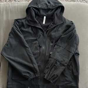ALO Men's Black Hooded Jacket